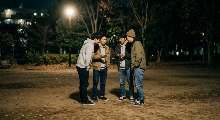 11.21 ぼうさいの丘公園でまさかの野外3P！？アウェー感と寒さに耐えた不完全燃焼の夜