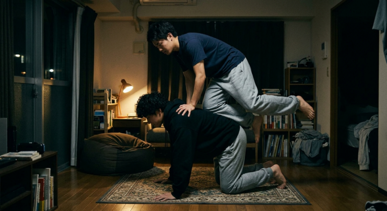 12時間ぶっ続け情事。お腹の汁をお尻へ…