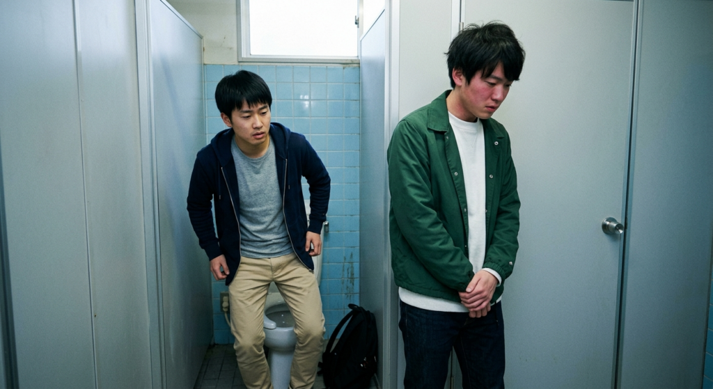 お尻をほぐすも、興奮のすれ違い…