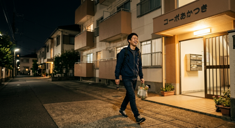 深夜の密会、全裸で眠る私を愛してくれたJさん