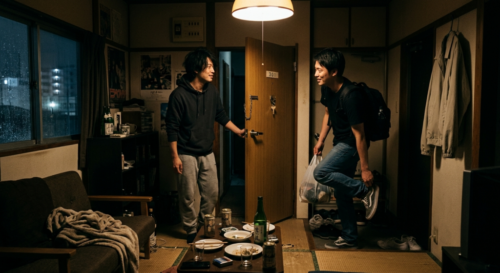 秦野の暗闇アパートで、極小ちんこにガッカリ