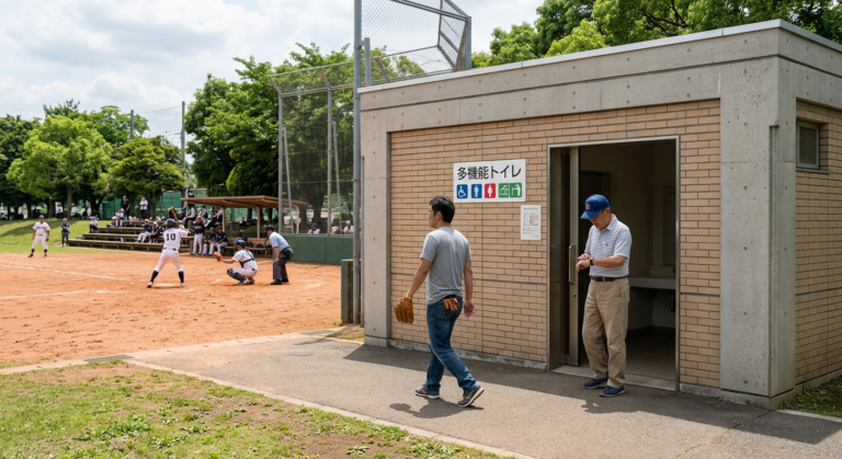 2026.8.7 厚木インター近くの多目的トイレで再会。真夏の熱気とドクドク濃厚中出し体験